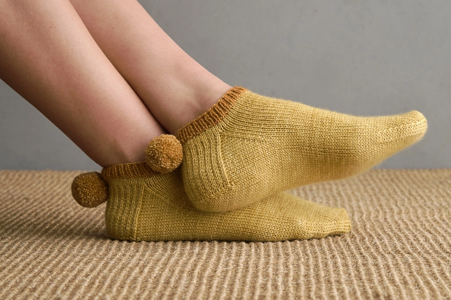 Pom Pom Socklets In New Yarn + Sizes | Purl Soho