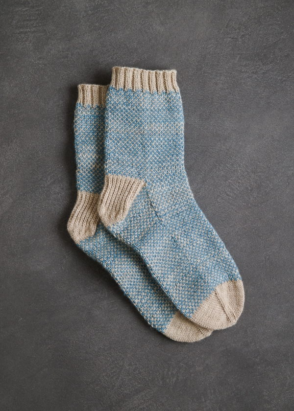 Pixel Stitch Socks In Posy | Purl Soho