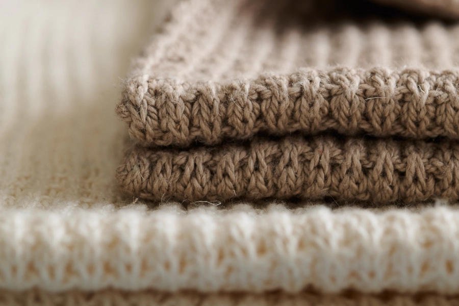 Waffle Stitch Washcloth + Hand Towel In Santolina | Purl Soho