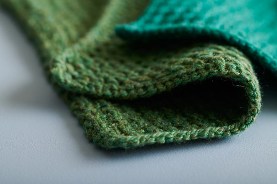 Waffle Stitch Washcloth + Hand Towel In Santolina | Purl Soho