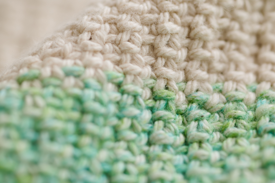 Colorblock Hand Towel: Free Hand Towel Knitting Pattern