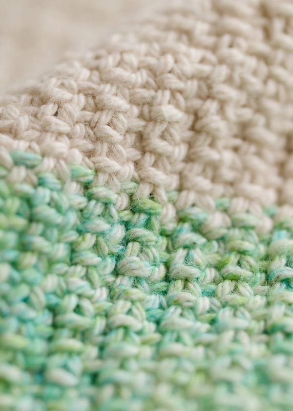 Colorblock Hand Towel in Sunshower Cotton | Purl Soho