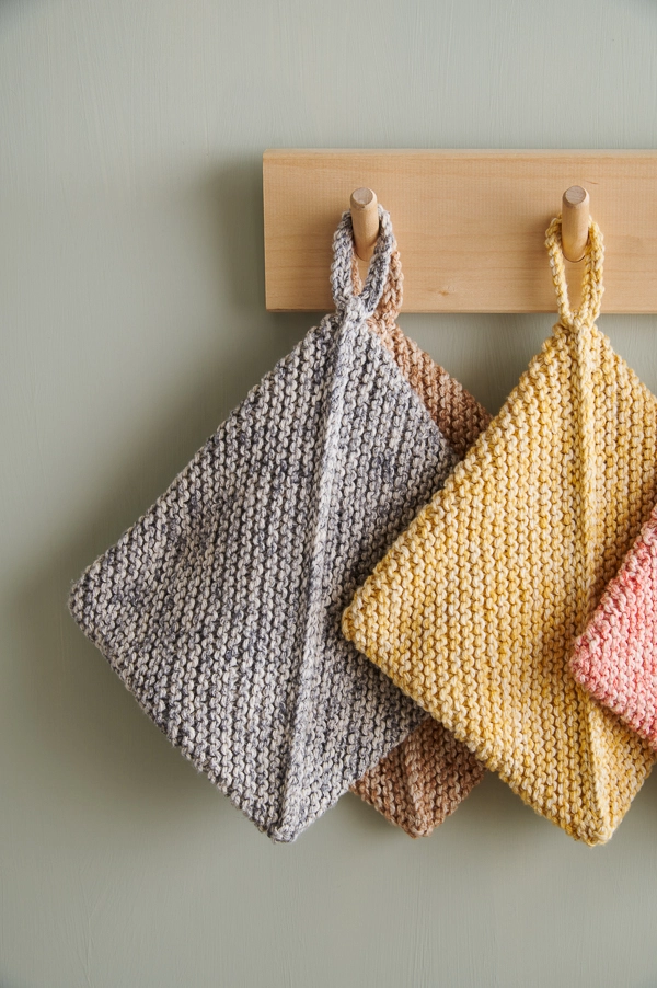 Double-Thick Pot Holder - Purl Soho, Beautiful Yarn For Beautiful  KnittingPurl Soho