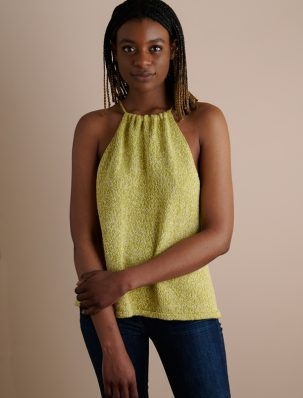 Drawstring Camisole In Picnic Cotton | Purl Soho