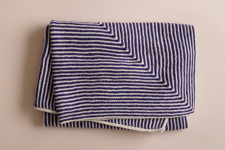 Little Mitered Stripes Scarf | Purl Soho