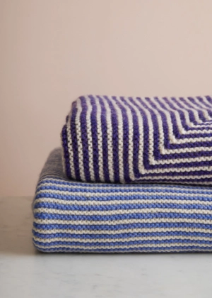 Little Mitered Stripes Blanket | Purl Soho