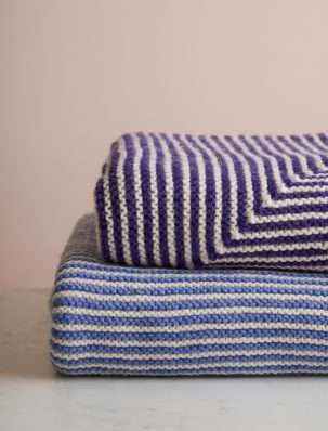 Little Mitered Stripes Blanket | Purl Soho