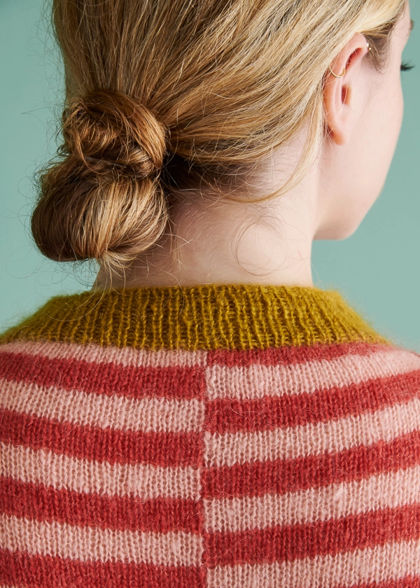 Tayler Harris For Purl Soho: Offset Stripes Pullover | Purl Soho