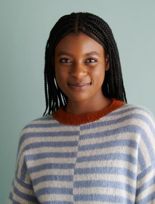 Tayler Harris For Purl Soho: Offset Stripes Pullover | Purl Soho