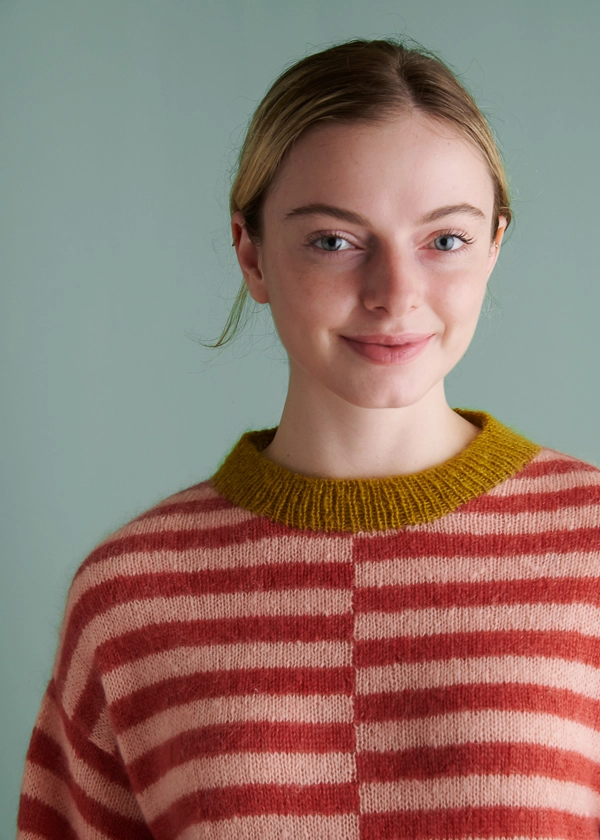 Tayler Harris For Purl Soho: Offset Stripes Pullover | Purl Soho