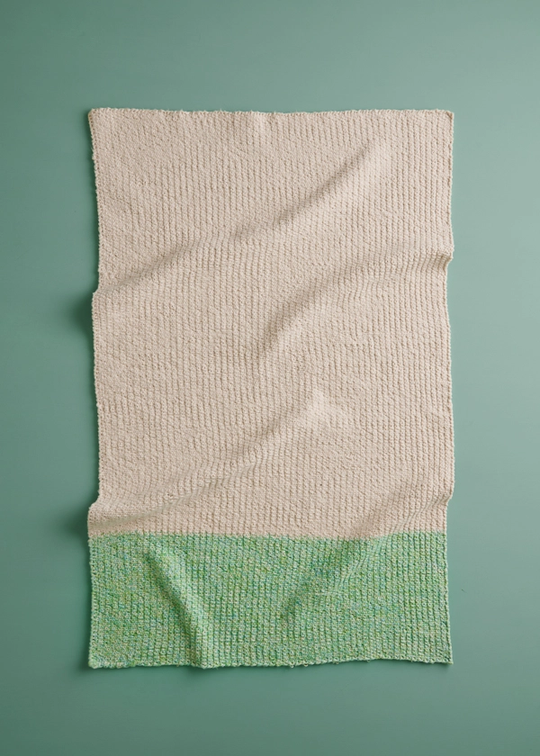 Colorblock Hand Towel in Sunshower Cotton | Purl Soho