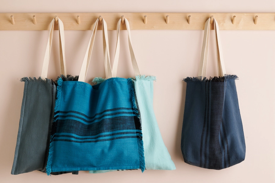 Garment-Dyed Toweling Totes | Purl Soho