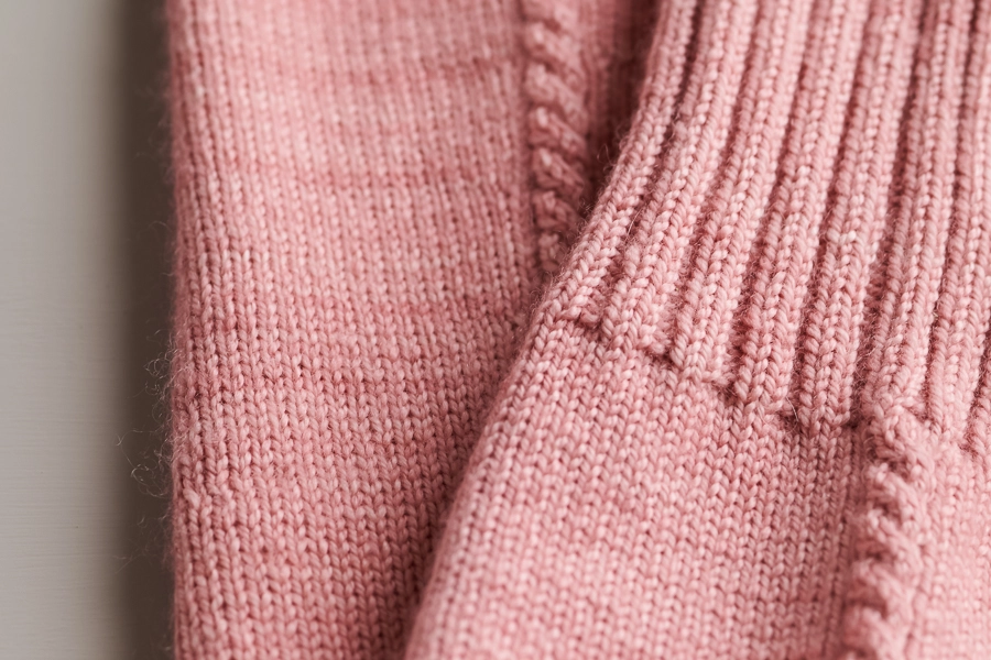 Little Cable Knee Highs in Posy | Purl Soho