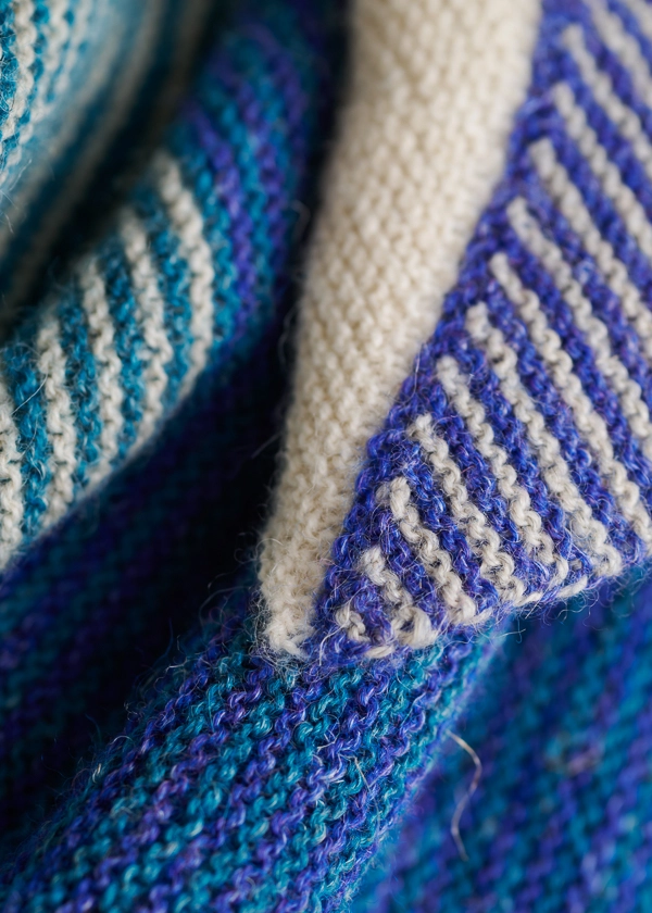 Striped Half + Half Triangles Wrap | Purl Soho