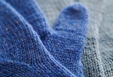 Arched Gusset Mittens In Knitting Yarn