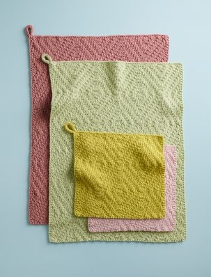 Tin Ceiling Washcloth + Hand Towel | Purl Soho