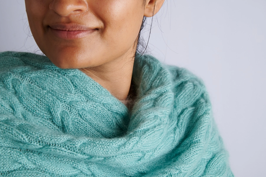 Estuary Wrap In Brume | Purl Soho