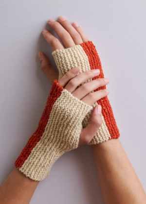 Flip Side Hand Warmers | Purl Soho