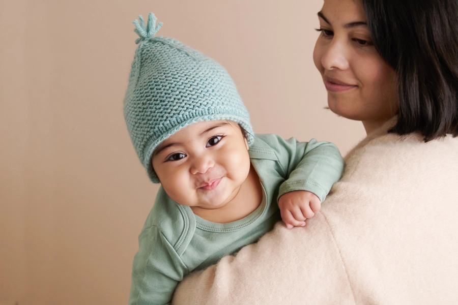 Garter Ear Flap Hat in Plenty | Purl Soho