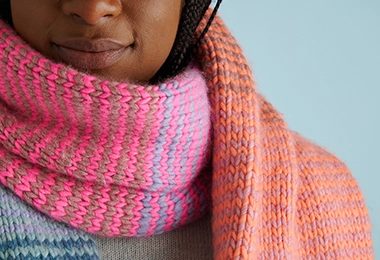 Stripey Tube Scarf In New Colors