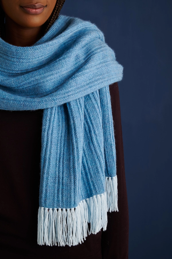 Ticking Ribbed Wrap | Purl Soho