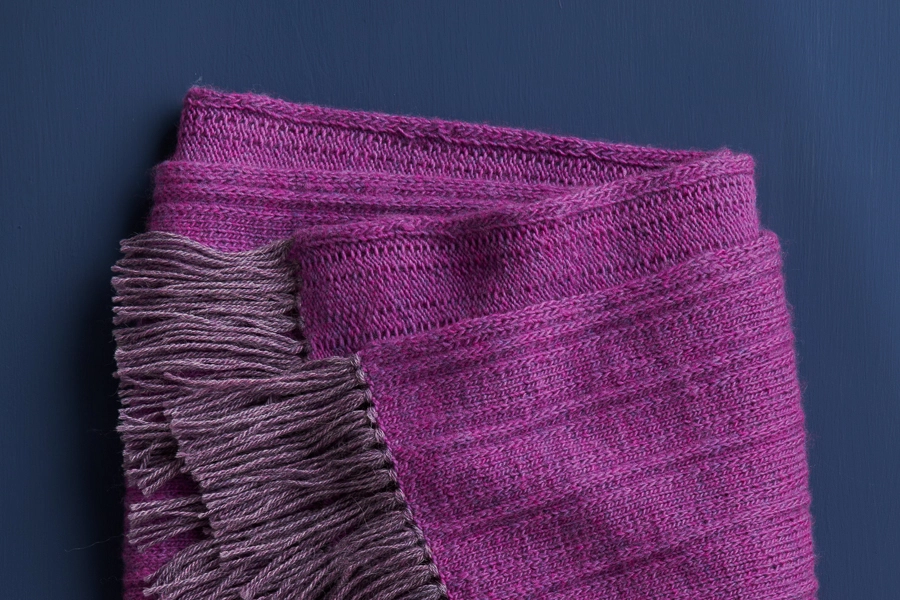 Ticking Ribbed Wrap | Purl Soho