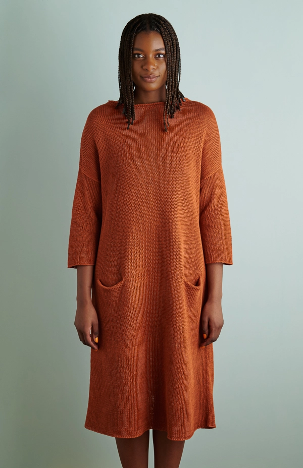 Julie Hoover For Purl Soho: Copley in Blackbird Linen | Purl Soho