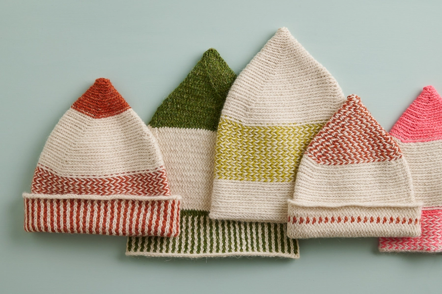 Elfin Hats In Linen Quill Worsted | Purl Soho