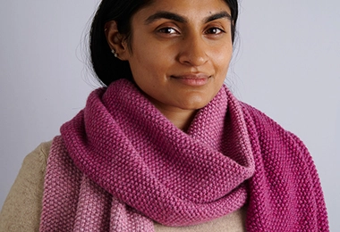 Nine-Note Seed Stitch Wrap in New Colors