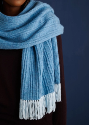 Ticking Ribbed Wrap | Purl Soho