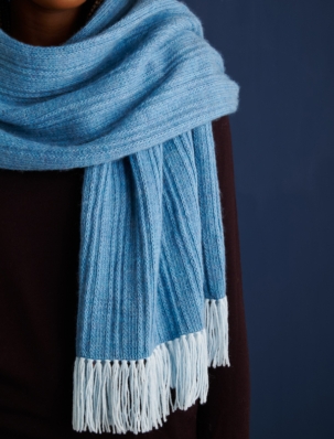 Ticking Ribbed Wrap | Purl Soho
