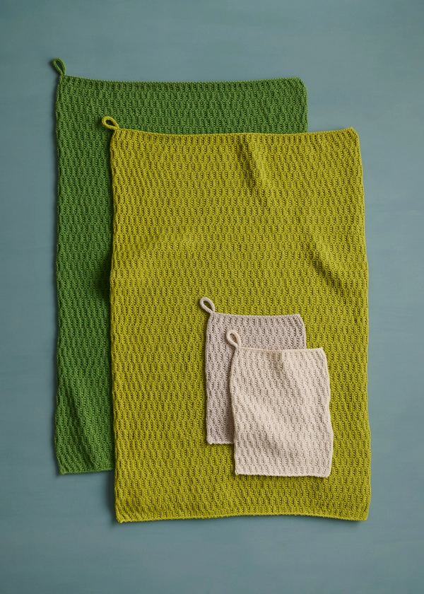 Linden Tree Washcloth + Hand Towel | Purl Soho