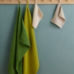 free Linden Tree Washcloth and Hand Towel knitting pattern in Purl Soho's Cotton Pure yarn