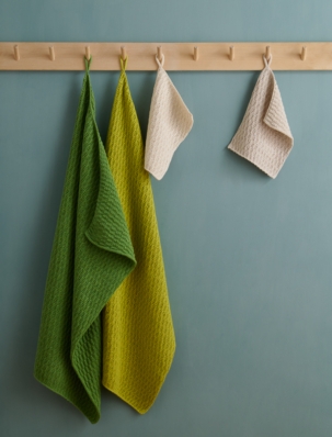 Linden Tree Washcloth + Hand Towel | Purl Soho