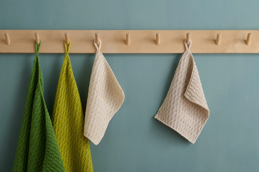 Linden Tree Washcloth + Hand Towel | Purl Soho