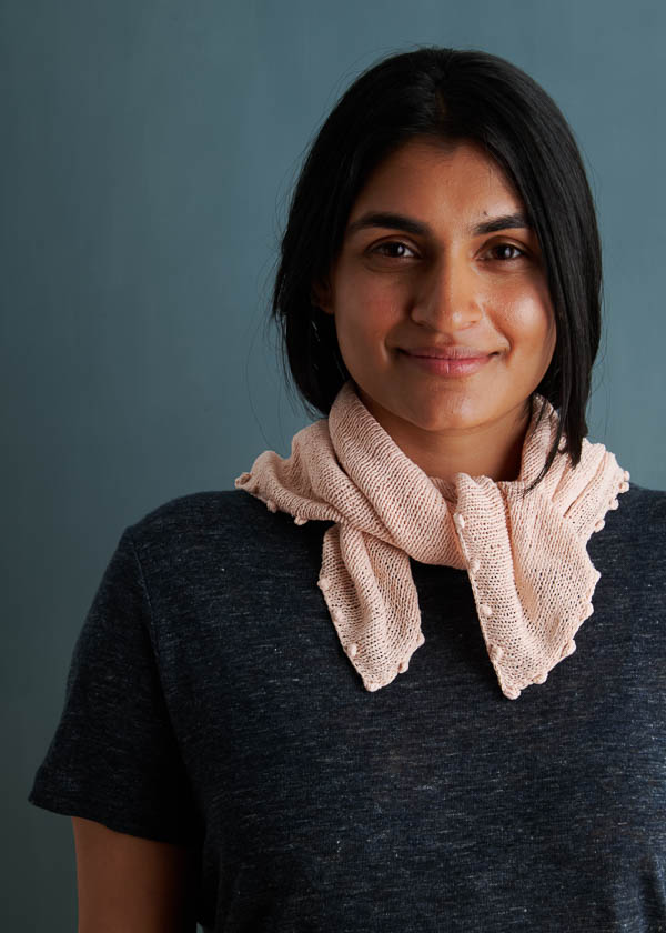 Bobble Edge Wrap | Purl Soho