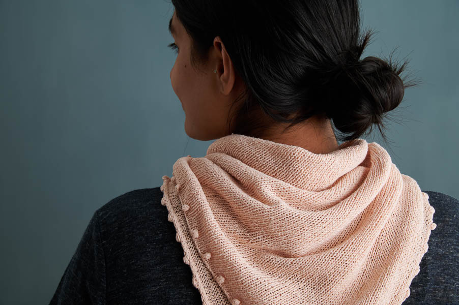Bobble Edge Wrap | Purl Soho
