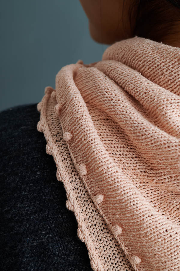 Bobble Edge Wrap | Purl Soho