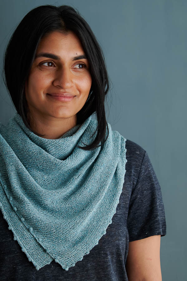 Bobble Edge Wrap | Purl Soho
