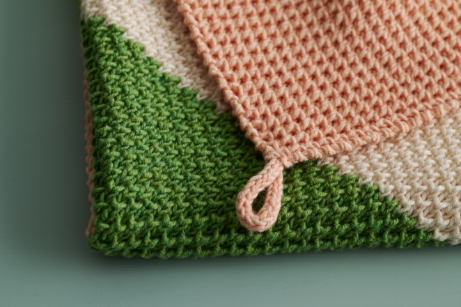 Catty-Corner Washcloth + Hand Towel | Purl Soho