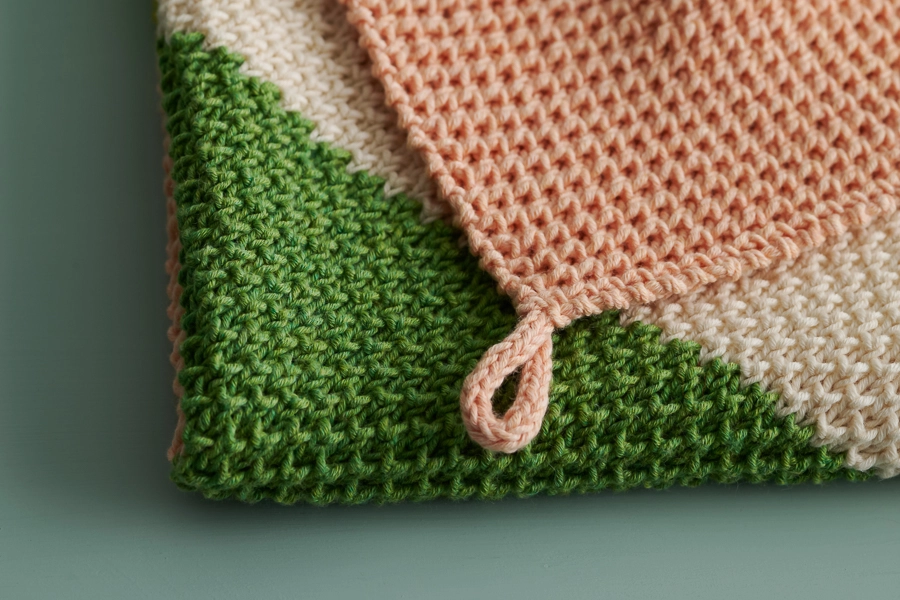 Catty-Corner Washcloth + Hand Towel | Purl Soho