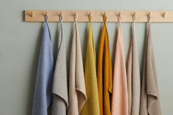 Heel Stitch Hand Towel in Serif | Purl Soho