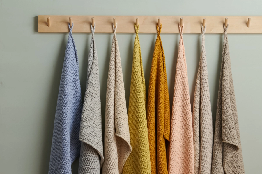 Heel Stitch Hand Towel in Serif | Purl Soho