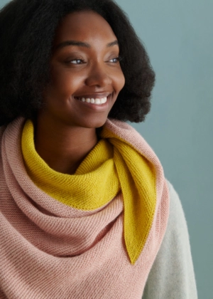 Half + Half Triangles Wrap in New Colors | Purl Soho