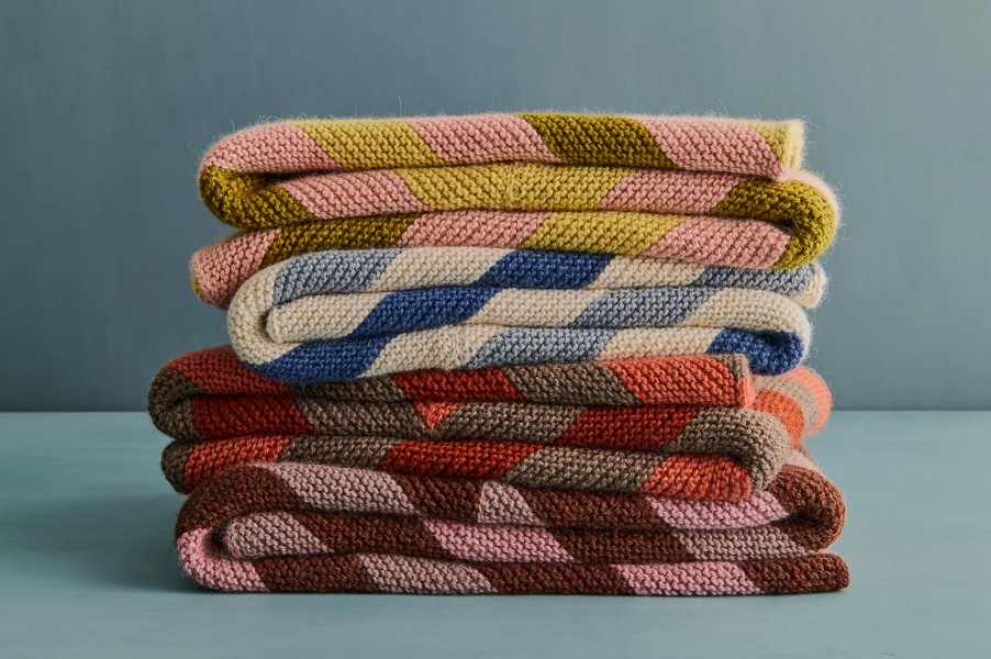 Knitter’s Choice Striped Blanket | Purl Soho