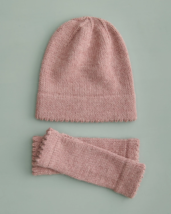 Picot Hat + Hand Warmers | Purl Soho