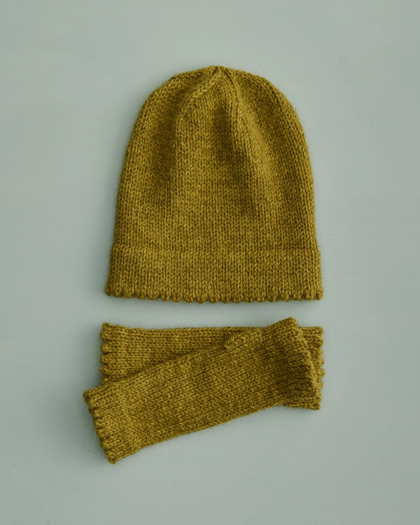 Picot Hat + Hand Warmers | Purl Soho