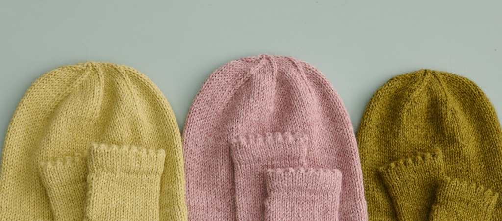 Picot Hat + Hand Warmers | Purl Soho