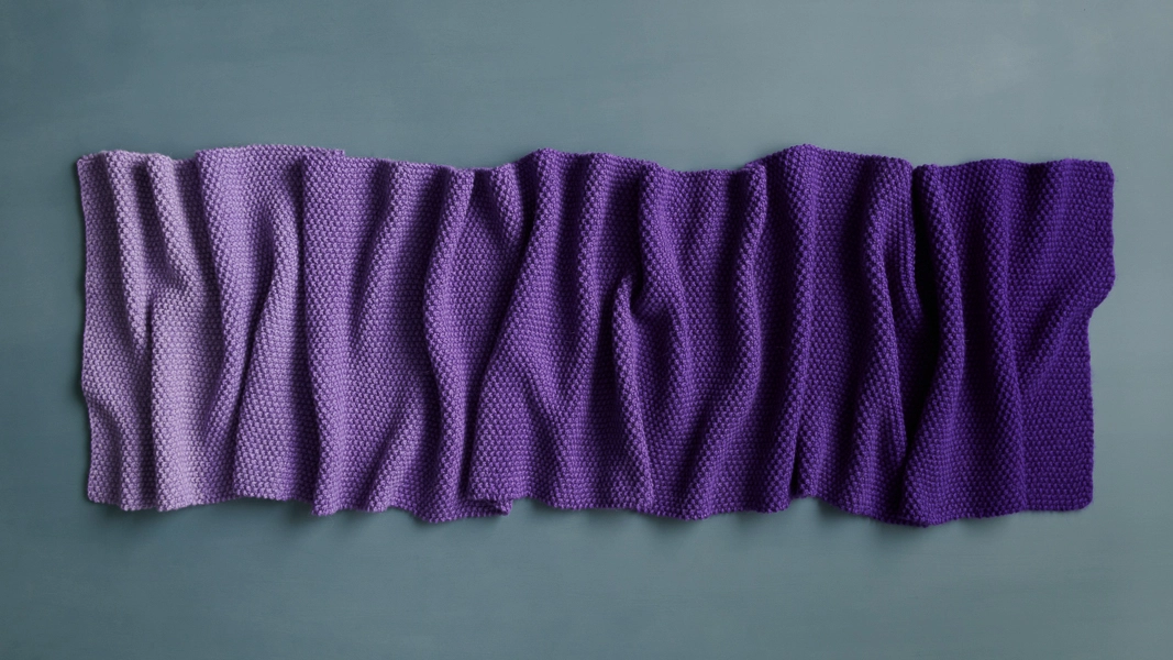 Nine-Note Seed Stitch Wrap in A New Color | Purl Soho