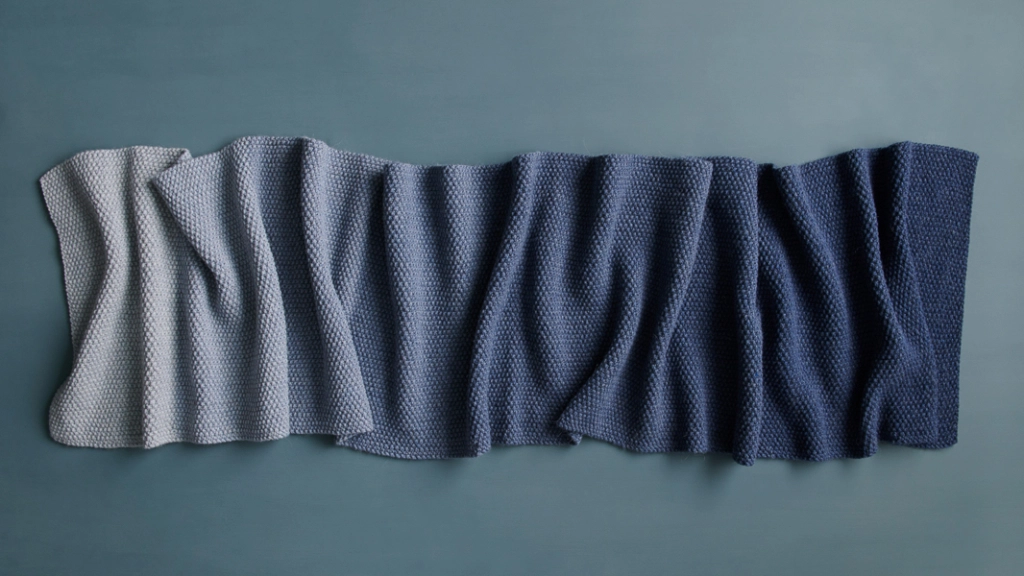 Nine-Note Seed Stitch Wrap in A New Color | Purl Soho